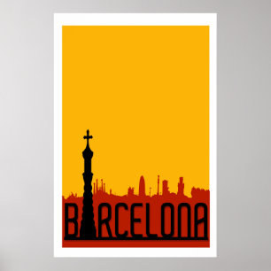Barcelona, Spain,Travel Poster