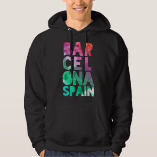 Barcelona Spain Travel Souvenir Gift Hoodie