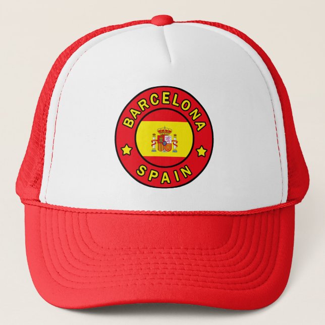 Barcelona Spain Trucker Hat (Front)