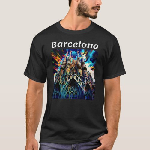 Barcelona Spain v1 T_Shirt