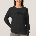 Barcelona Spain Vintage City T-Shirt