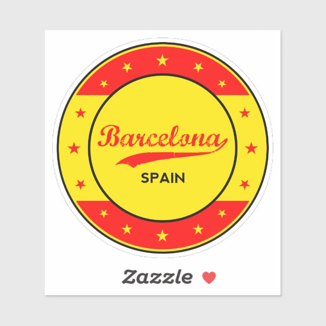 Barcelona Sticker (Sheet)