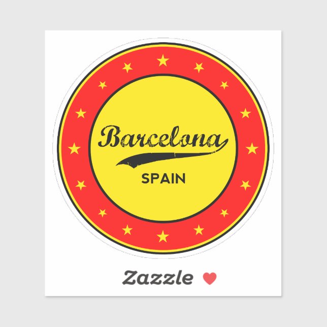 Barcelona Sticker (Sheet)