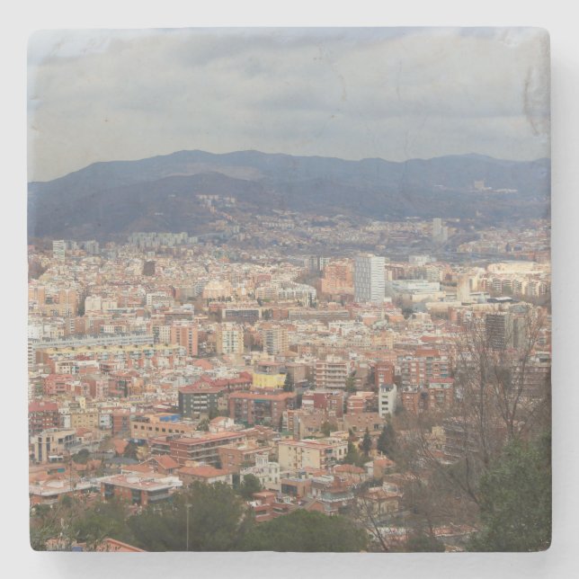 Barcelona Stone Coaster (Front)