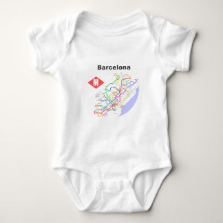Barcelona Subway Map Shirts