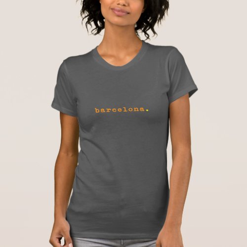 barcelona t_shirt for women