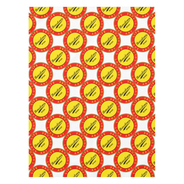 Barcelona Tablecloth (Front)
