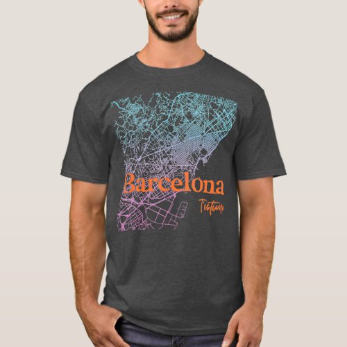 Barcelona Testimo I Love You in Catalan Spain T_Shirt