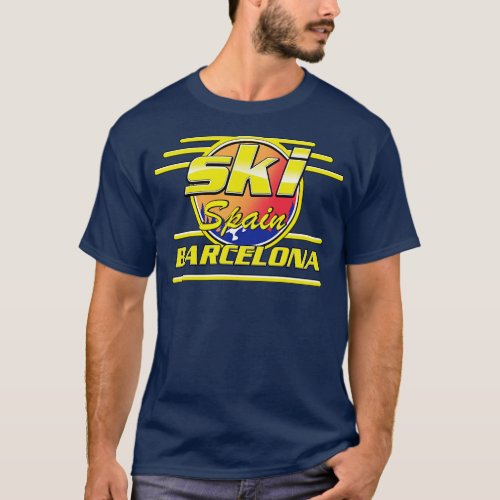 Barcelona to ski T_Shirt