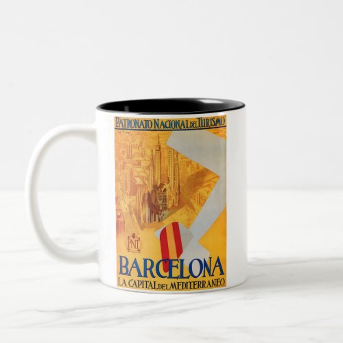 BARCELONA Two_Tone COFFEE MUG