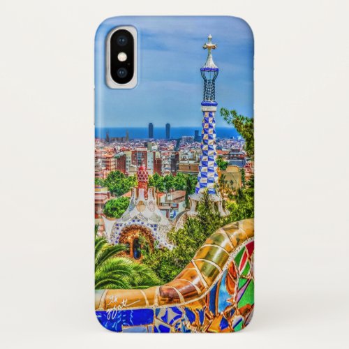 Barcelona Unique Photographic Modern Fine Art iPhone X Case