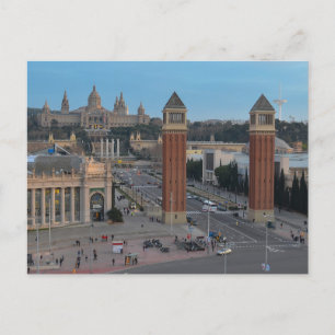 Barcelona Venetian Towers Postcard