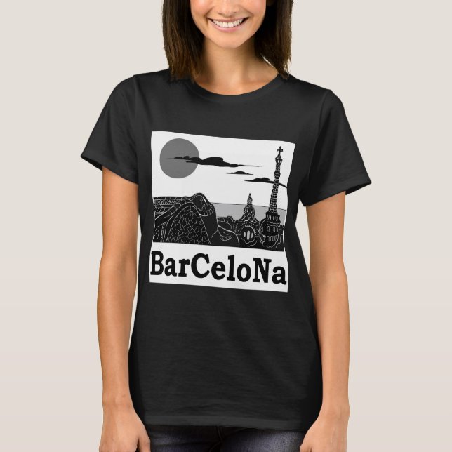 Barcelona Women's Basic T-Shirt (Front)