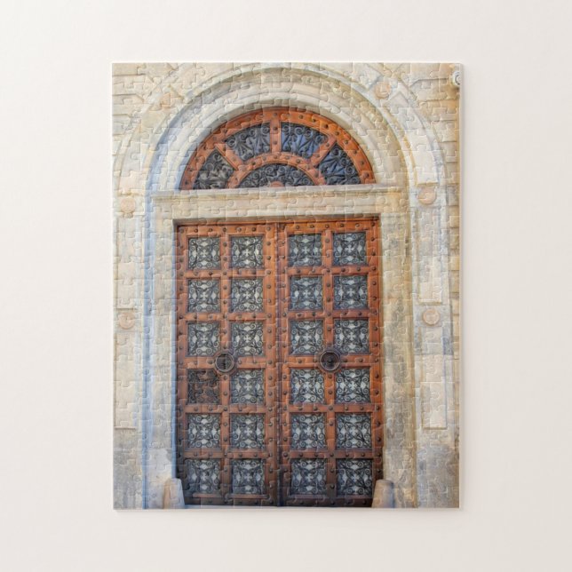 Barcelona Wooden Doors - 11x14 - 252 pieces Jigsaw Puzzle (Vertical)