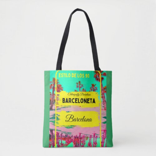 Barceloneta Barcelona style bag_design 4 Tote Bag