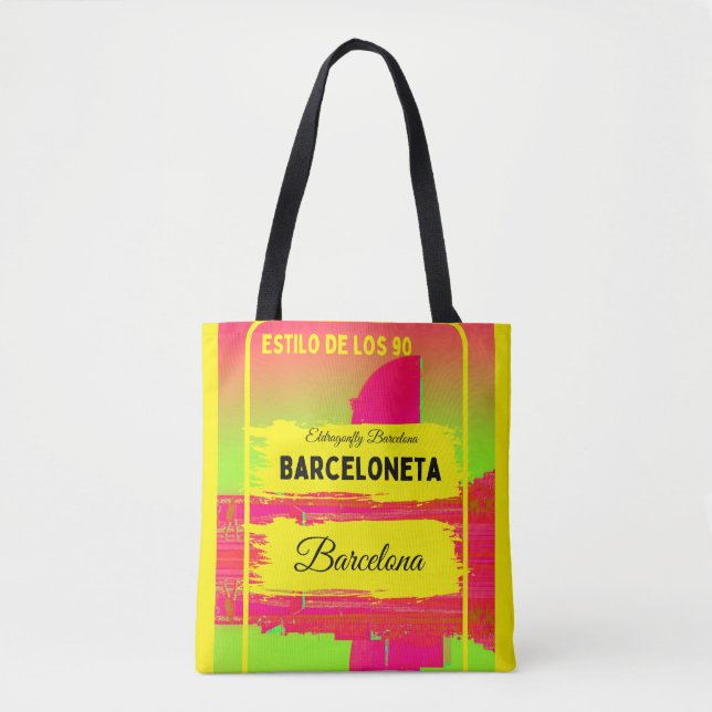 Barceloneta, Barcelona style bag-design 5 Tote Bag (Front)