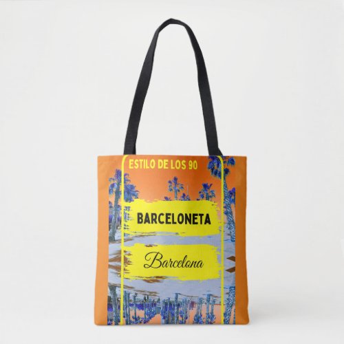 Barceloneta street style bag_design 1 tote bag