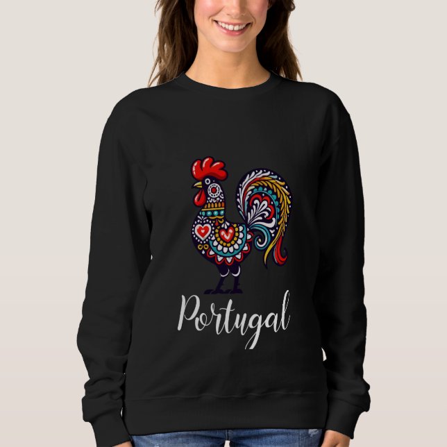 Barcelos, portuguese rooster sweatshirt (Front)
