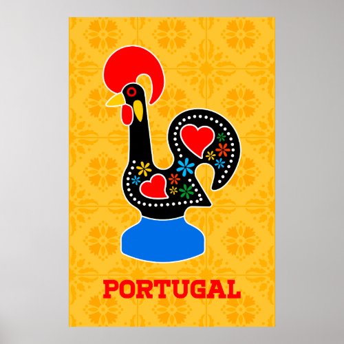 Barcelos Rooster Poster