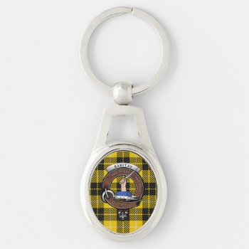 Barclay Clan Badge Silver Metal Key Rings by OurFamilyName at Zazzle