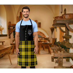 Barclay Clan Badge & Tartan Kilt Apron