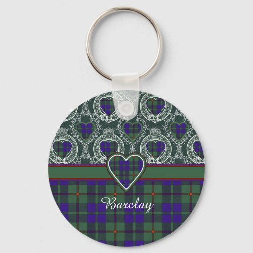 Barclay clan Plaid Scottish tartan Keychain