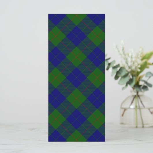 Barclay clan tartan blue green plaid (Standing Front)