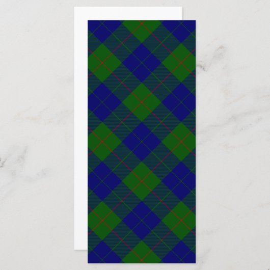 Barclay clan tartan blue green plaid (Front/Back)