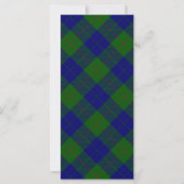 Barclay clan tartan blue green plaid (Front)