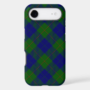 Barclay clan tartan blue green plaid iPhone 17 air case