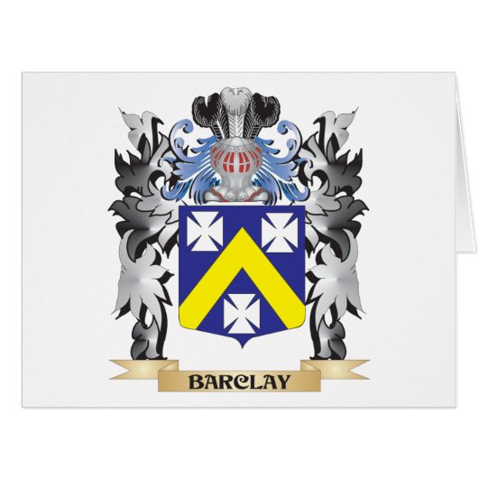 Barclay Coat of Arms - Family Crest (Front Horizontal)