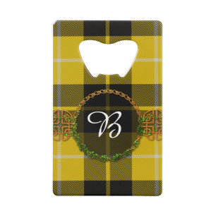 Barclay Dress Tartan And Monogram Credit Card Bottle Opener
