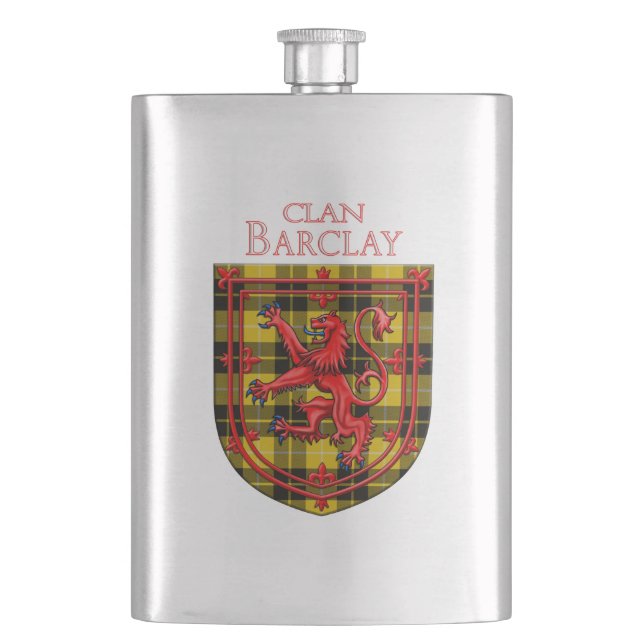 Barclay Dress Tartan Scottish Plaid Flask (Front)