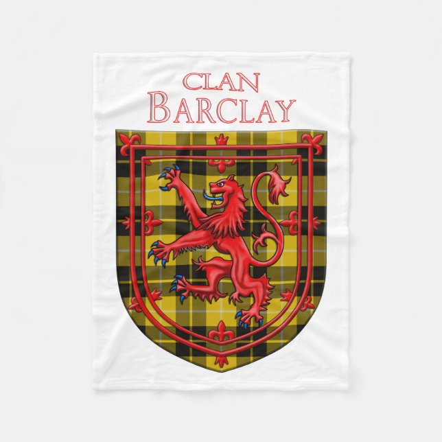 Barclay Dress Tartan Scottish Plaid Fleece Blanket (Front)