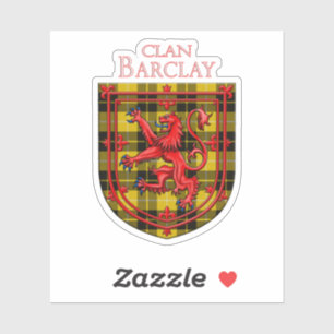Barclay Dress Tartan Scottish Plaid Sticker