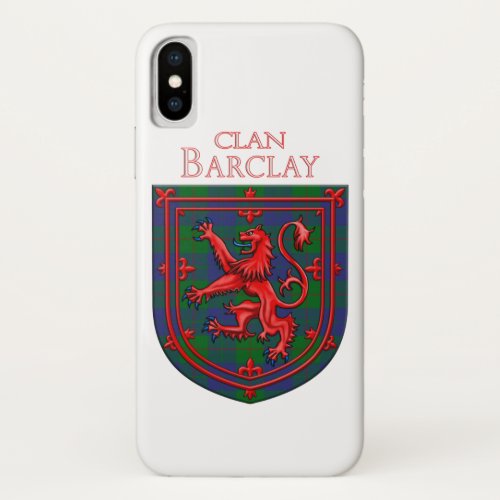 Barclay Hunting Tartan Scottish Plaid iPhone X Case