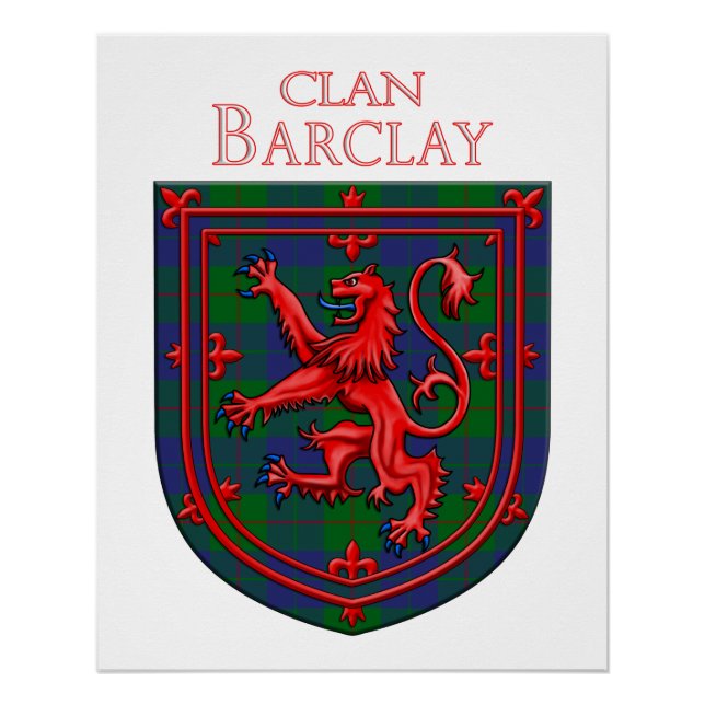 Barclay Hunting Tartan Scottish Plaid Poster (Front)