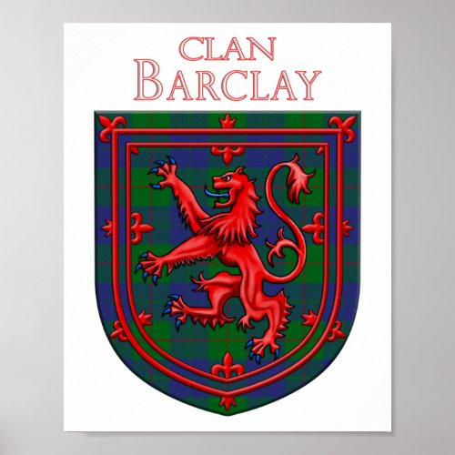 Barclay Hunting Tartan Scottish Plaid Poster