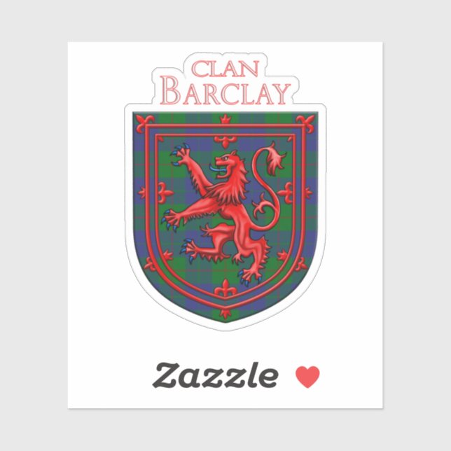 Barclay Hunting Tartan Scottish Plaid Sticker (Sheet)