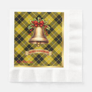 Barclay Personalized Tartan Christmas Napkins