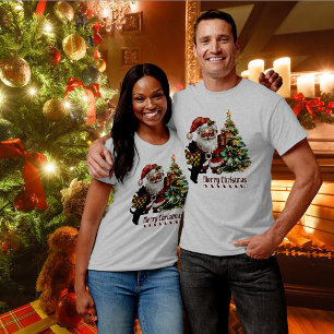 Barclay Scottie Dog Christmas Personalized T-Shirt
