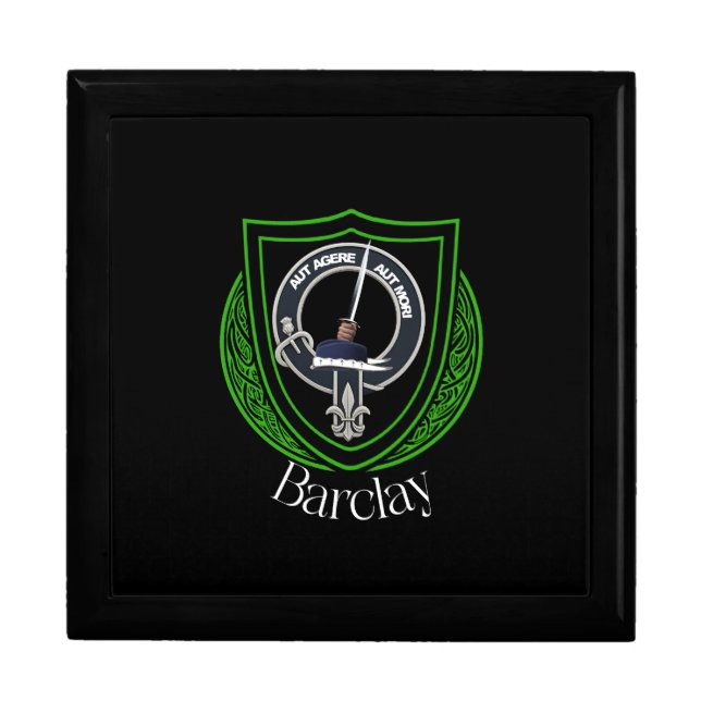 Barclay Scottish Clan Crest Gift Box (Front)
