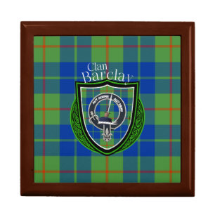 Barclay Scottish Clan Tartan & Crest Gift Box