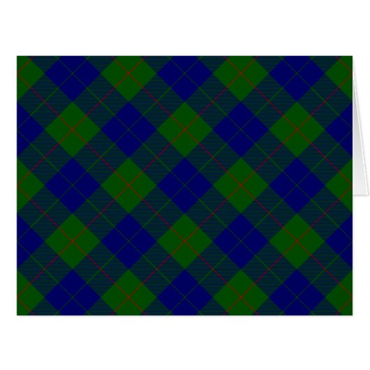 Barclay tartan blue green plaid (Front Horizontal)