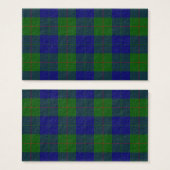 Barclay tartan blue green plaid (Front & Back)