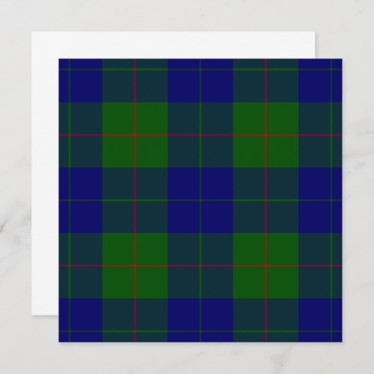 Barclay tartan blue green plaid (Front/Back)