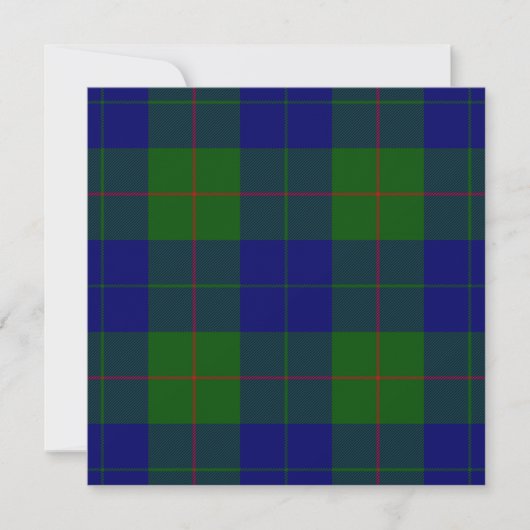 Barclay tartan blue green plaid (Front)