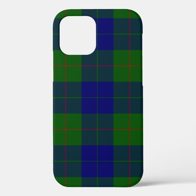 Barclay tartan blue green plaid Case-Mate iPhone case (Back)
