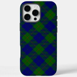 Barclay tartan blue green plaid iPhone 16 pro max case