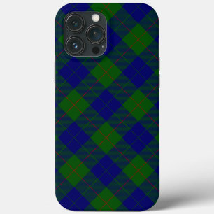 Barclay tartan blue green plaid iPhone 13 pro max case